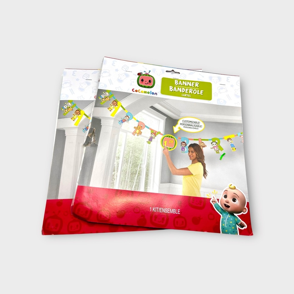 Cocomelon Party Banner - Colorful Home Decoration